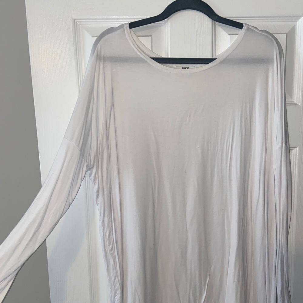 PIKO White Long Sleeve Tunic/Dress